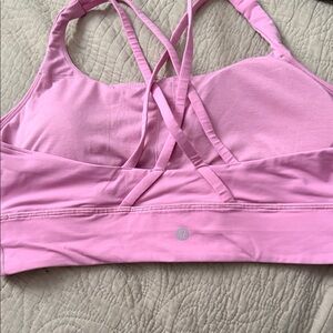 lululemon athletica Light Pink Strappy Sports Bra